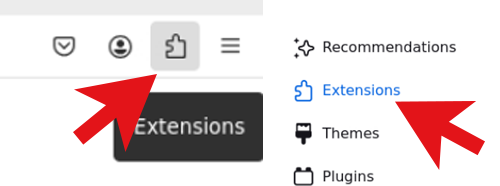 Firefox Extension Button